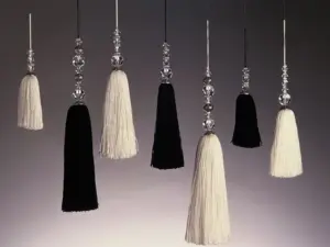 Crystal Key Tassels 6215